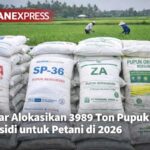 Pemerintah Blitar Salurkan 3989 Ton Pupuk Subsidi