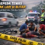Pesepeda Tewas Tabrak Lari di Blitar