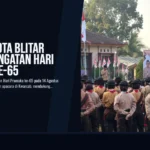 Bawaslu Kota Blitar Hadiri Peringatan Hari Pramuka ke-65