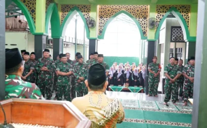 Kodim Blitar Peringati Maulid Nabi Muhammad SAW untuk Perkuat Iman