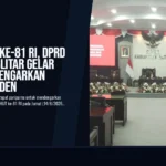 Sambut HUT ke-81 RI, DPRD Kabupaten Blitar Gelar Paripurna Dengarkan Pidato Presiden