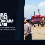 Jaga Kamtibmas, Polsek Wonodadi Amankan Peringatan Kemerdekaan RI