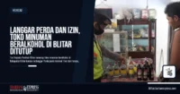 Langgar Perda dan Izin, Toko Minuman Beralkohol di Blitar Ditutup