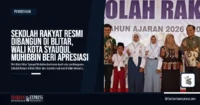 Sekolah Rakyat Resmi Dibangun di Blitar, Wali Kota Syauqul Muhibbin Beri Apresiasi