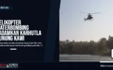 Helikopter Waterbombing Padamkan Karhutla Gunung Kawi