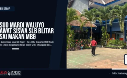 RSUD Mardi Waluyo Rawat Siswa SLB Blitar Usai Makan MBG
